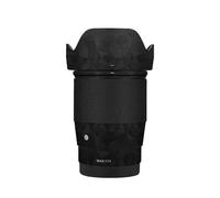 Skin Lens Camera Skin Wrap Vinly Protecticve Sticker for Sigma 16mm F1.4 DC DN Fit for Sony Mount Camera Photography Accessories 16mm 1:1.4 16 1.4(Triangle Black)