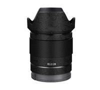 Skin Lens Camera Skin Wrap Vinyl Protective Sticker Accessories for Sony FE 28mm F2 28 F 2(Splash Ultra Black)