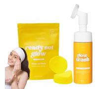 Skin Lightening Face Wash, Skin Whitening Face Wash | Lightening Facial Cleanser, Glow, Glutathione Face Cleanser, Fairness, Tone Correcting Cleanser For A Youthful Complexion