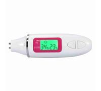 Skin Moisture Tester, Skin Analyzer, Oil Monitor Face Skin Hydration Analyzer with LCD Digital Screen for Beauty Salon and House (White)