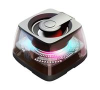 Skin parleurs portables - Enceinte sans fil multifonction Avec Son stéréo, lumière colourée | Skin parleur magnétique Pour Salle de bain, Plage et Usage extérieur, Musique Portable Pour téléphone e
