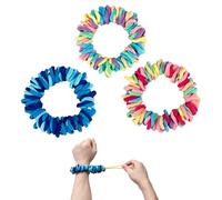 Skin Picking Fidget Bracelet Stretchy Loom Crochet Bracelet Skin Picking Fidget Cuff Anxiety Relief Therapy for Trichotillomania Nail Biters Hair Pulling (3 Pack)