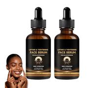 Skin Protect Serum for Black Women, Skin Protector Serum With Hyaluronsäure for Eliminates Dark Circles, Fills Wrinkles & Lines, Hydrater & Brighten Skins for Melanin-Richs Skins, Lifting. (2PCS)