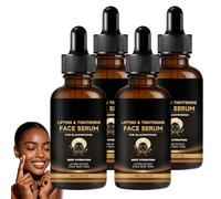 Skin Protect Serum for Black Women, Skin Protector Serum With Hyaluronsäure for Eliminates Dark Circles, Fills Wrinkles & Lines, Hydrater & Brighten Skins for Melanin-Richs Skins, Lifting. (4PCS)