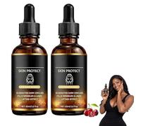 Skin Protector Serum for Black Women, Anti-Aging Face Serum 60ml, Lifting & Firming Formula, Reduces the Appearance of Wrinkles & Fine Lines, Targets Dark Circles & Improves Uneven Tone,2PCS