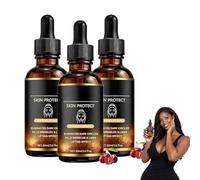 Skin Protector Serum for Black Women, Anti-Aging Face Serum 60ml, Lifting & Firming Formula, Reduces the Appearance of Wrinkles & Fine Lines, Targets Dark Circles & Improves Uneven Tone,3PCS