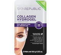Skin Republic Collagen Eye Patches for Younger Looking Eyes | Helps with Fine Lines and Wrinkles | Reduces Dark Circles & Undereye Bags | Made in Korea (Pack of 3)