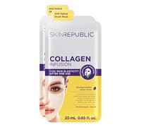 Skin Republic Collagen & Vitamin E Infusion Sheet Mask | Helps with Fine Lines & Wrinkles | For Younger-looking Skin | Made in Korea (Pack of 2)