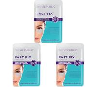 Skin Republic Fast Fix Under Eye Mask | Visibly Depuff & Smooth Under Eyes in 5 Minutes | Reduces Dark Circles, Puffiness & Wrinkles | Hydrating & Firming Under-Eye Treatment (2 Pairs) (Pack of 3)