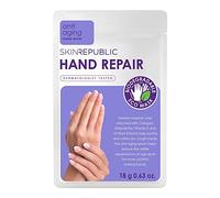 Skin Republic Hand Repair Mask | Moisturizing Gloves | With Collagen, Shea Butter & Vitamin E | For Dry, Rough Hands | Leaves skin soft, smooth & youthful (1 pair)