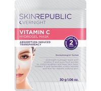 Skin Republic Vitamin C Overnight Hydrogel Face Mask | Brightening Transparent Hydrogel Technology | Hydrates, Firms & Smooths | Helps Reduce Dark Spots & Even Skin Tone (30g)