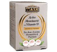 Skin Rescue Balm 100ml - Active Monolaurin & Vitamin D - Water-Free Natural Balm for Acne-Prone, Dry & Sensitive Skin - Antibacterial, Soothing & Barrier Support - Safe for Babies & Adults - TIANA