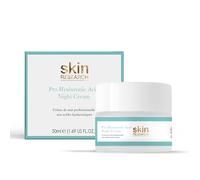 Skin Research Pro Hyaluronic Acid Night Cream 1.69 fl oz (50ml) | Provides Intense Hydration & Retains Moisture - Deeply Nourishes & Improves Skin Elasticity