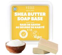 Skin Said Yes Shea Butter Soap Base - 5 Lb Melt and Pour Soap Base, Natural Soap Making Supplies, Dermatologically Tested, Vegan, Organic Soap Base - Soap Recipe Book Included