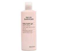 SKIN SAPIENS Gentle Baby Bath Gel with Oat, 98% Natural Ecocert Cosmos, Unperfumed Baby Wash, Cruelty Free and Vegan Skincare For Sensitive Skin, 300 ml