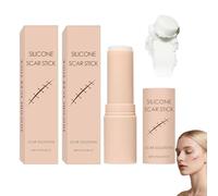 Skin Scar Solution Stick, Silicone Scar Stick, Scar Solutions Silicone Scar Stick, for Face and Body, with Centella Asiatica & Vitamin E, for Man Women Daily Use (2pcs)