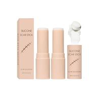 Skin Scar Solutions Silicone Scar Stic - 60% Silicone | Thick Velvety Film Barrier for Face & Body | Intensive Smoothing Support | Daily Comfort Formula - 5.7g (2Pcs)