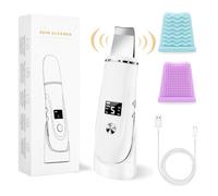 Skin Scrubber Face, 4 in 1 Skin Spatula Facial Scrubber Spatula for Deep Cleansing Blackhead Remover Pore Cleaner, USB Charger & Wireless Rechargeable