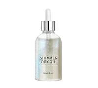 Skin Shimmer, Body Oil, Radiant Finish Dewy Shine Lightweight Formula Instant Glow Fast Absorption Beauty Boost Moisture Lock, Glitter Oil for Body, Face, Makeup