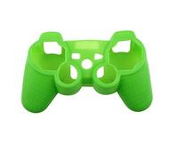Skin Silicone Grip Cover Case for Sony PS3 Controller Playstation 3 Dualshock Wireless Game Controllers (Green)