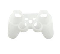 Skin Silicone Grip Cover Case for Sony PS3 Controller Playstation 3 Dualshock Wireless Game Controllers (White)