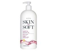 Skin So Soft Soft & Sensual Body Lotion by Avon Bonus Size 33.8 fl oz with Pump Ultra Moisturizing with Argan Oil 24-Hour Hydration Spicy Flo