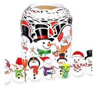 Skin Stick Christmas Border Transfers for Glass Exteriors Notice Boards Environmental Safe Paper Substance Customizable Christmas Paper Transfers