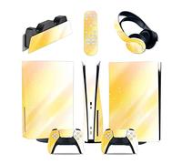 Skin Sticker Compatible 72552 For PS5 Console Disc Edition & Digital Edition Sticker Vinyl Decal Cover For Ps5 Controller & Charging Station & Headset & Media Remote Decal Cover Wrap(Digital Edition)