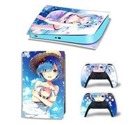 Skin Sticker Compatible Anime For PS5 Digital Edition Skin For Console And Controllers Vinyl Sticker Durable, Scratch Resistant, Compatible With For P-S5 38493 Decal Cover Wrap