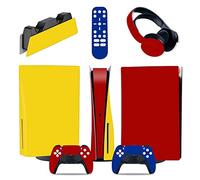 Skin Sticker Compatible For PS5 Console Disc Edition & Digital Edition Sticker Vinyl Decal Cover For Ps5 Controller & Charging Station & Headset & Media Remote 00694 Decal Cover Wrap(Digital Edition)