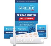 Skin Tag Removal Kit by Tagcure, Non-Invasive, Easy-to-Use Skin Tag Remover with Permanent Results, at-Home Safe Solution, Includes Removal Device, Bands & Cleansing Swabs