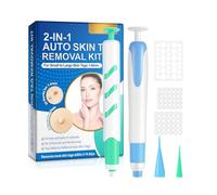 Skin Tag Removal Kit, Fast, Painless Skin Tag Remover Pen for Face and Body, Effective for Small to Large Skin Tags (1-9mm), Includes 2 Sizes Remover Pen, 60 Bands, and Easy Instructions