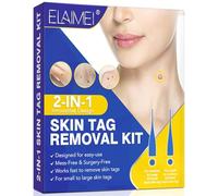 Skin Tag Removal Kit - Skin Tag Remover, Auto Fast-Acting, Safe, and Effective Skintags Removal Tools for All Skin Types with 40 Removal Bands & 10 Cleansing Wipes