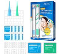 Skin Tag Removal Kit, Skin Tag Remover Pen with 60 Micro and Regular Skin Tag Bands, Wart Remover with 36 Skin Tag Removal Repair Patches, Easy Auto Skin Tag Remover Device to Remove(1mm-9mm)