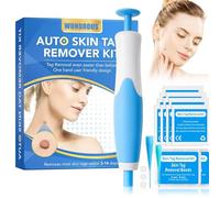 Skin Tag Remover Kit with 40 Removal Bands - Small & Medium Sizes, Painless Mole & Skin Tag Removal Set for Women