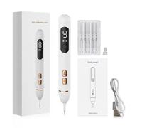 Skin Tags Removal Pen, Laser Plasma Mole Remover Kit with Replaceable Needles, Portable USB Rechargeable Mole Remover Plasma Pen Kit for Warts, Nevus, Spot,Freckle, Tattoo