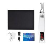 Skin Tags Remover Pen, Picosecond Laser Pen Light Therapy Tattoo Removal Machine Set, Laser Light Pigment Tattoo Scar Mole Freckle Removal Dark Spot Remover Skin Care (Red)