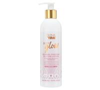Skin & Tan Body Glow Lotion - Medium Gradual Tanner for Natural Looking Sunless Tan, Streak-Free, Easy Application, Coconut Scented, Hydrating, Body Moisturiser