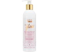 Skin & Tan Body Glow Lotion - Medium Gradual Tanner for Natural Looking Sunless Tan, Streak-Free, Easy Application, Coconut Scented, Hydrating, Body Moisturiser 280ml