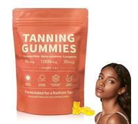 Skin Tanning Gummies, 2026 New Tanning Gummies, Skin Radiance & Hydration for Natural Looking Glow, Bronzing, Sugar Free, 60 Count (1 Pack)