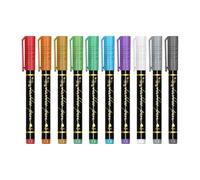 Skin Temporary Marker Pens, 10 Colour Body Painting Set, Washable Face Art Drawing Pens Kit, Safe Cosmetic Grade Ink, For Cosplay, Halloween, Theatre, Stage, Party, Performance, Youth Use