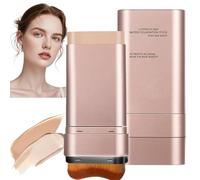 Skin Tint Foundation Stick,Face Foundations,Full Coverage Found-Ation,Korean Found-Ation Stick,Face Sti-Ck,Hydrating Lightweight Fou-Ndation St-Ick With Brush,Colour Corrector For Brighten&Even Tone