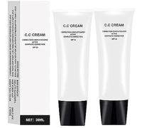 Skin Tone Adjusting Cc Cream Spf 50, Skin Tone Adjusting CC Cream, Moisturizing Skin Concealer Brightening, Suitable for pretty lady friends (Lvory Natural Color)