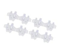 Skin Tone Feet Corrector Pad Flexible SEBS Toe Separators 3Hole Design for Postured Correction Day Wear and Foot Health SEBS Swelling Corrector