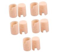 Skin Tone SEBS Gel Toe Covers Soft Elastic Gel Protectors Comfortable Fit for All Day Use and Foot Care Permanent Toe Finger Protectors