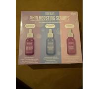 Skin Treats Facial Serum Set with Niacinamide, Vitamin C, Hyaluronic Acid, 3 Pack Skin Boosting Serums