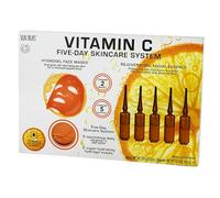 Skin Treats Vitamin C Five Day Skincare System | Hydrogel Face Mask | Vitamin C Serum | Energises & Rejuvenates | Vegan | Not Tested On Animals