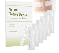 Skin Wound Closure Strip Adhesive Bandages Sutures 6pcs Butterfly Stitch Wound Closure Devices Butterfly Stitches for Laceration Repair 1.5×8cm