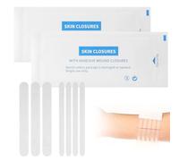 Skin Wound Closure Strips Adhesive Strip Reinforced Wound Closures for Closing Supporting Cuts Suture 2 Sizes - 32 Strips