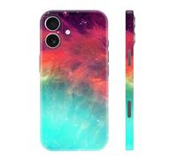Skin Wrap for iPhone 16 Series, Full Protective Film for Phone Back, Camera, Frame, Sitcker Cover for 15 Pro Max (Red Green, 16 Plus)